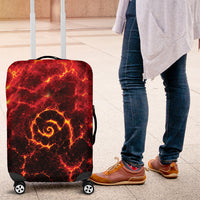 Lava Monster Costume Luggage Cover Fiery Lava Spiral