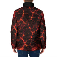 Lava Monster Costume Padded Jacket Fiery Lava Spiral