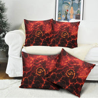 Lava Monster Costume Pillow Cover Fiery Lava Spiral