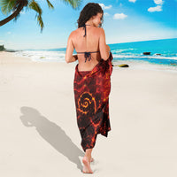 Lava Monster Costume Sarong Fiery Lava Spiral