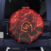 Lava Monster Costume Spare Tire Cover Fiery Lava Spiral