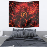 Lava Monster Costume Tapestry Fiery Lava Spiral