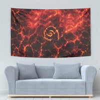 Lava Monster Costume Tapestry Fiery Lava Spiral