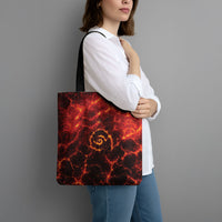Lava Monster Costume Tote Bag Fiery Lava Spiral