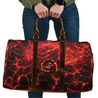 Lava Monster Costume Travel Bag Fiery Lava Spiral