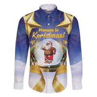 Samoa Christmas Family Matching Off Shoulder Maxi Dress and Hawaiian Shirt Snow Globe With Samoan Santa - Polynesian Pride