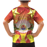 French Polynesia Christmas Family Matching Mermaid Dress and Hawaiian Shirt Seashell Santa Beach Vibes - Polynesian Pride