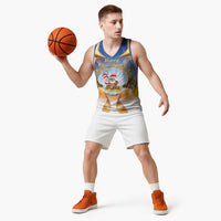 Marshall Islands Christmas Basketball Jersey Seashell Santa Beach Vibes - Polynesian Pride