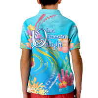 Under The Sea Scuba Diving Kid Polo Shirt Polynesian Pattern LT05 - Polynesian Pride