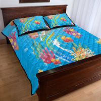 Under The Sea Scuba Diving Quilt Bed Set Polynesian Pattern LT05 - Polynesian Pride