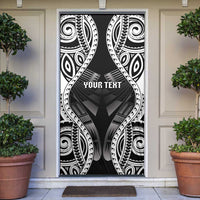 Personalised Remember Samoa Black Saturday Door Cover Samoa Mo Samoa - Polynesian Pride