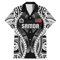 Personalised Remember Samoa Black Saturday Family Matching Mermaid Dress and Hawaiian Shirt Samoa Mo Samoa - Polynesian Pride