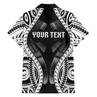 Personalised Remember Samoa Black Saturday Family Matching Off The Shoulder Long Sleeve Dress and Hawaiian Shirt Samoa Mo Samoa LT05 - Polynesian Pride