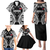 Personalised Remember Samoa Black Saturday Family Matching Puletasi and Hawaiian Shirt Samoa Mo Samoa LT05 - Polynesian Pride