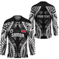 Personalised Remember Samoa Black Saturday Hockey Jersey Samoa Mo Samoa - Polynesian Pride