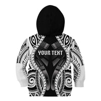 Personalised Remember Samoa Black Saturday Kid Hoodie Samoa Mo Samoa - Polynesian Pride