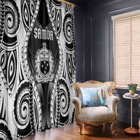 Remember Samoa Black Saturday Window Curtain Samoa Mo Samoa - Polynesian Pride
