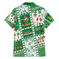 Norfolk Island Christmas Family Matching Long Sleeve Bodycon Dress and Hawaiian Shirt Festive Beach Vibes LT05 - Polynesian Pride