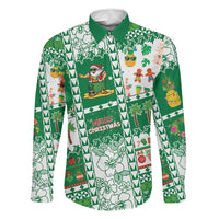 Norfolk Island Christmas Family Matching Puletasi and Hawaiian Shirt Festive Beach Vibes - Polynesian Pride