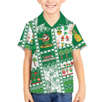 Norfolk Island Christmas Family Matching Puletasi and Hawaiian Shirt Festive Beach Vibes - Polynesian Pride