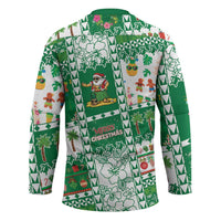 Norfolk Island Christmas Hockey Jersey Festive Beach Vibes LT05 - Polynesian Pride