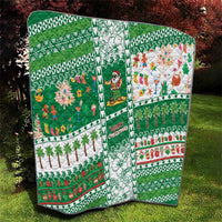 Norfolk Island Christmas Quilt Festive Beach Vibes - Polynesian Pride