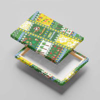 Pitcairn Islands Christmas Canvas Wall Art Festive Beach Vibes - Polynesian Pride