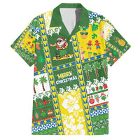 Pitcairn Islands Christmas Family Matching Summer Maxi Dress and Hawaiian Shirt Festive Beach Vibes - Polynesian Pride