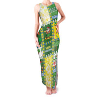 Pitcairn Islands Christmas Family Matching Tank Maxi Dress and Hawaiian Shirt Festive Beach Vibes LT05 Mom's Dress Colorful - Polynesian Pride