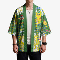 Pitcairn Islands Christmas Kimono Festive Beach Vibes - Polynesian Pride