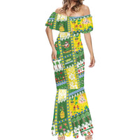 Pitcairn Islands Christmas Mermaid Dress Festive Beach Vibes - Polynesian Pride