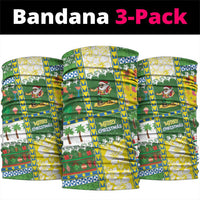 Pitcairn Islands Christmas Neck Gaiter Festive Beach Vibes - Polynesian Pride