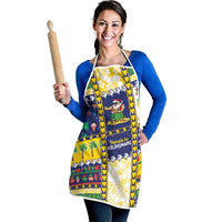 Tokelau Christmas Apron Festive Beach Vibes - Polynesian Pride