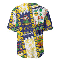 Tokelau Christmas Baseball Jersey Festive Beach Vibes LT05 - Polynesian Pride