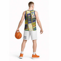 Tokelau Christmas Basketball Jersey Festive Beach Vibes - Polynesian Pride
