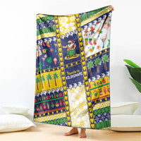 Tokelau Christmas Blanket Festive Beach Vibes - Polynesian Pride