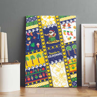 Tokelau Christmas Canvas Wall Art Festive Beach Vibes - Polynesian Pride