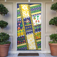 Tokelau Christmas Door Cover Festive Beach Vibes - Polynesian Pride