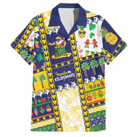 Tokelau Christmas Family Matching Summer Maxi Dress and Hawaiian Shirt Festive Beach Vibes LT05 Dad's Shirt - Short Sleeve Colorful - Polynesian Pride