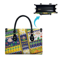 Tokelau Christmas Leather Bag Festive Beach Vibes - Polynesian Pride