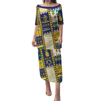 Tokelau Christmas Puletasi Festive Beach Vibes LT05 Long Dress Colorful - Polynesian Pride
