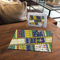 Tokelau Christmas Puzzle Festive Beach Vibes - Polynesian Pride