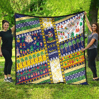 Tokelau Christmas Quilt Festive Beach Vibes - Polynesian Pride