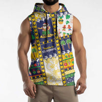 Tokelau Christmas Sleeveless Hoodie Festive Beach Vibes - Polynesian Pride
