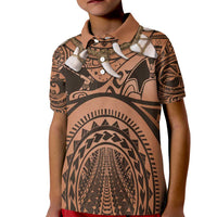 Polynesia Maui Tattoo Inspired Cosplay Costume Kid Polo Shirt