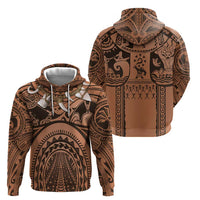 Polynesia Maui Tattoo Inspired Cosplay Costume Zip Hoodie