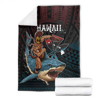 Hawaii Ikaika Blanket Hawaiian Mythic Koa Tribal Warrior