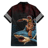 Hawaii Ikaika Family Matching Off Shoulder Maxi Dress and Hawaiian Shirt Hawaiian Mythic Koa Tribal Warrior