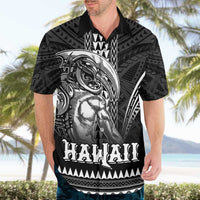 Hawaiian Ikaika Warrior Hawaiian Shirt Tribal Pattern