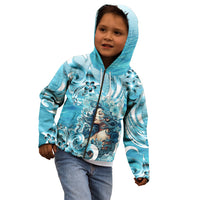 Hawaii Namaka Goddess Of The Sea Kid Hoodie Polynesian Style LT05 - Polynesian Pride